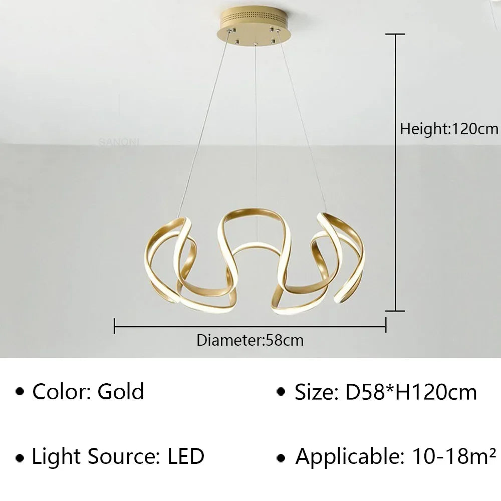A 8Modern LED Pendant Lamp