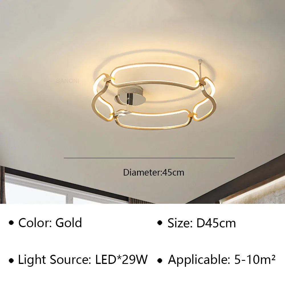 Hall Bedroom Ceiling Chandelier Indoor