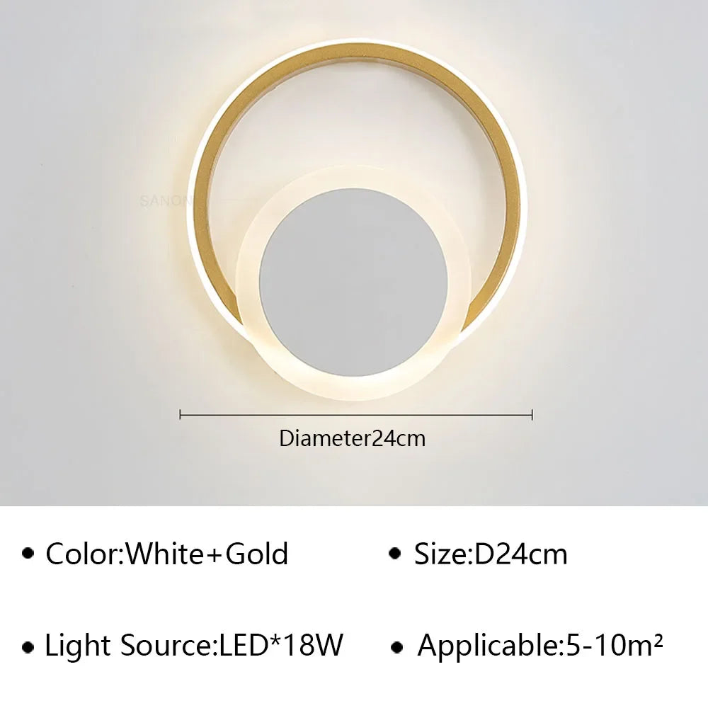 Modern LED Wall Lamp Bedside Sconce B