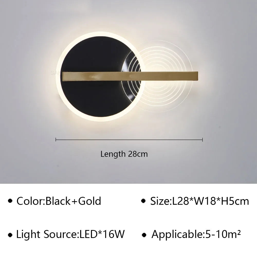 Modern LED Wall Lamp Bedside Sconce B