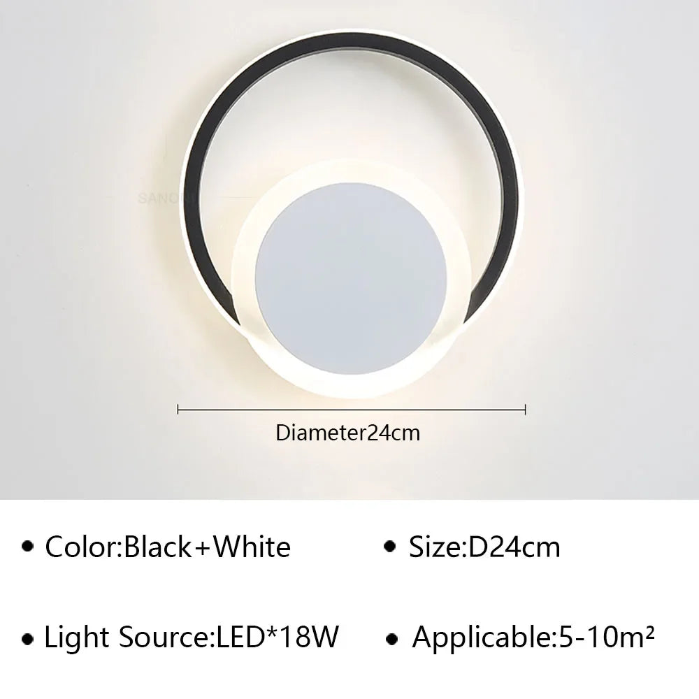 Modern LED Wall Lamp Bedside Sconce B