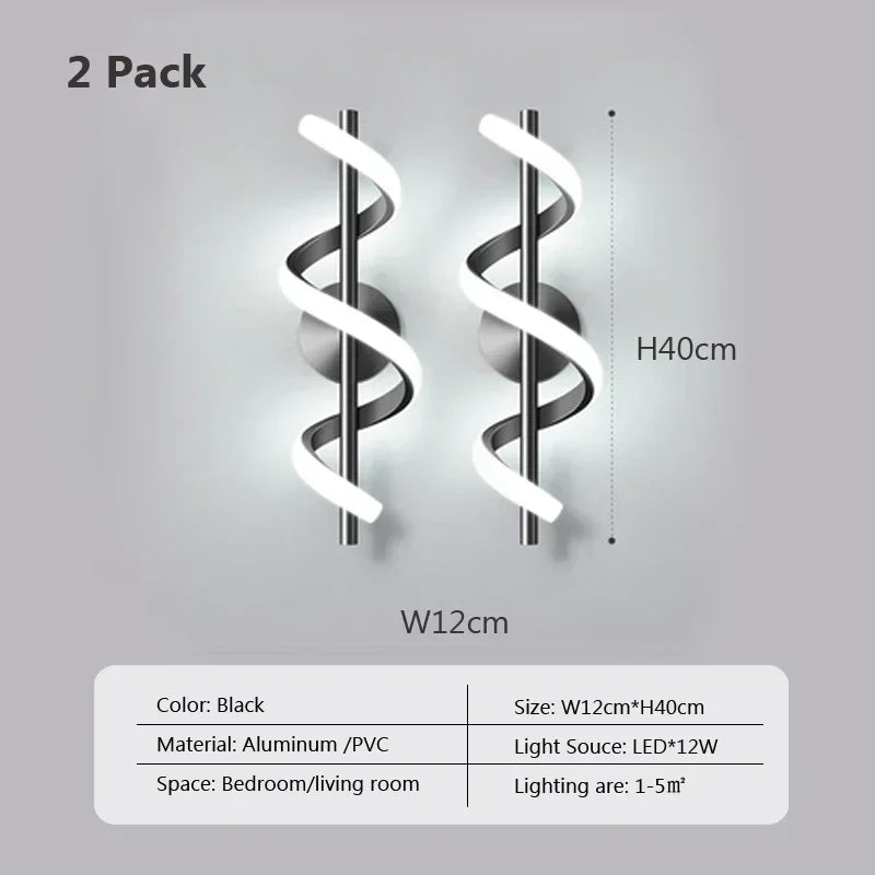 Modern LED Wall Lamp Creative Wall Sconce D