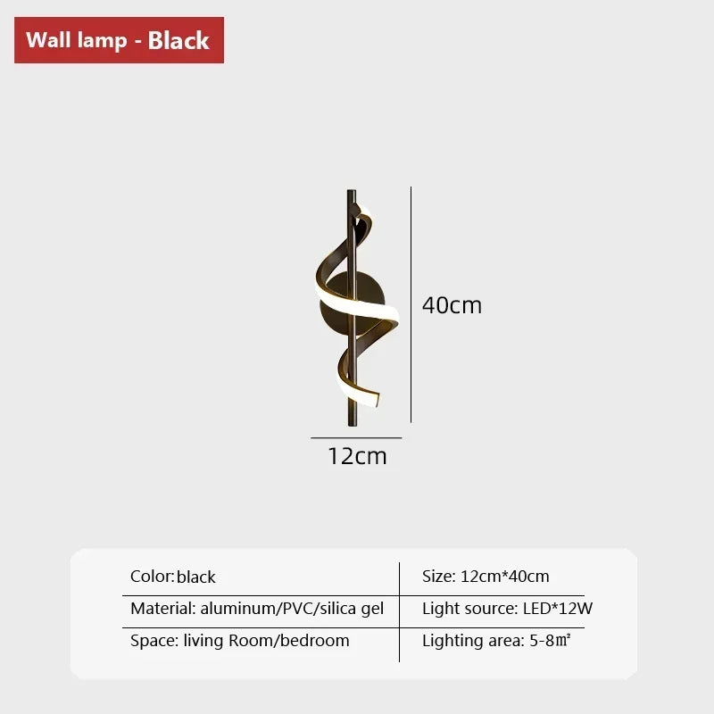 Modern LED Wall Lamp Creative Wall Sconce D