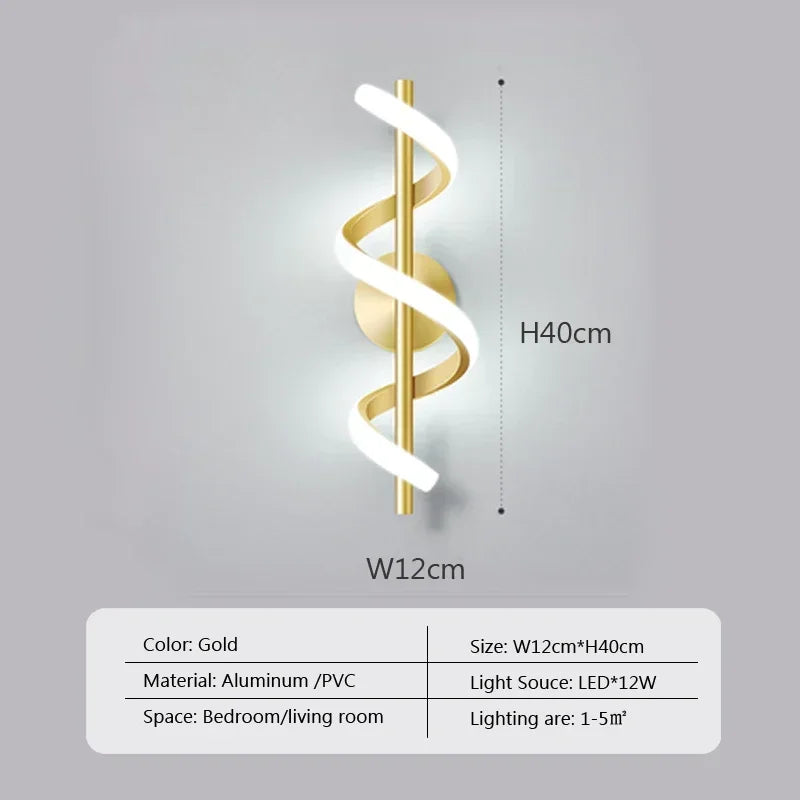 Modern LED Wall Lamp Creative Wall Sconce D