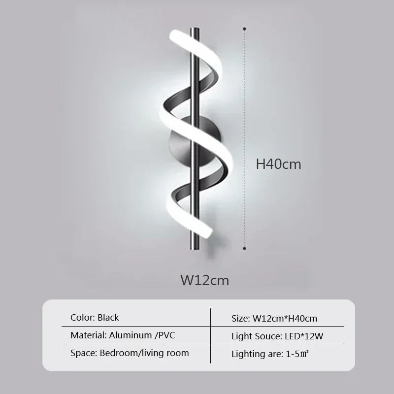 Modern LED Wall Lamp Creative Wall Sconce D