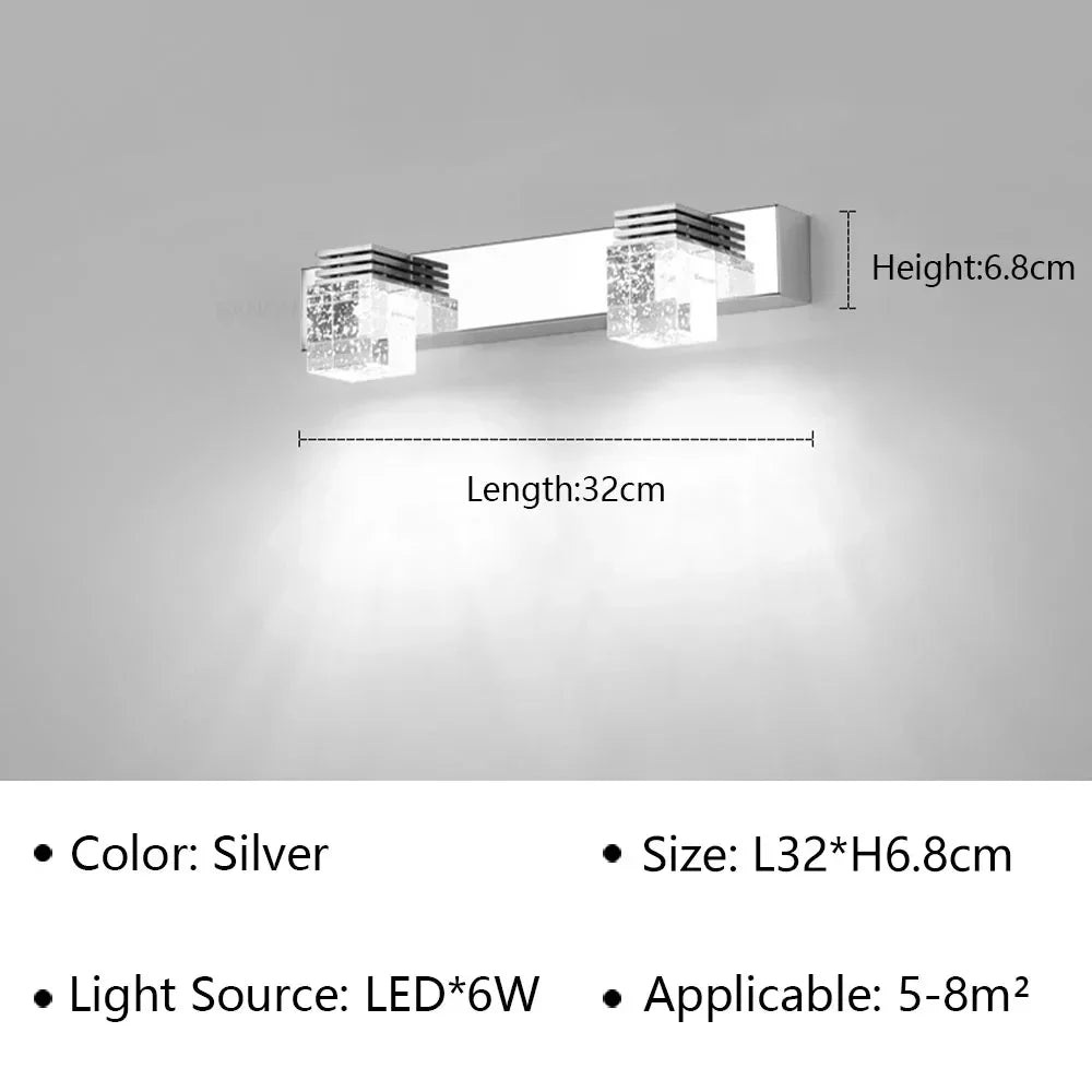 Modern LED Wall Lamp Crystal Sconce A1