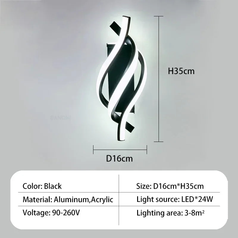 Modern LED Wall Sconce Q8