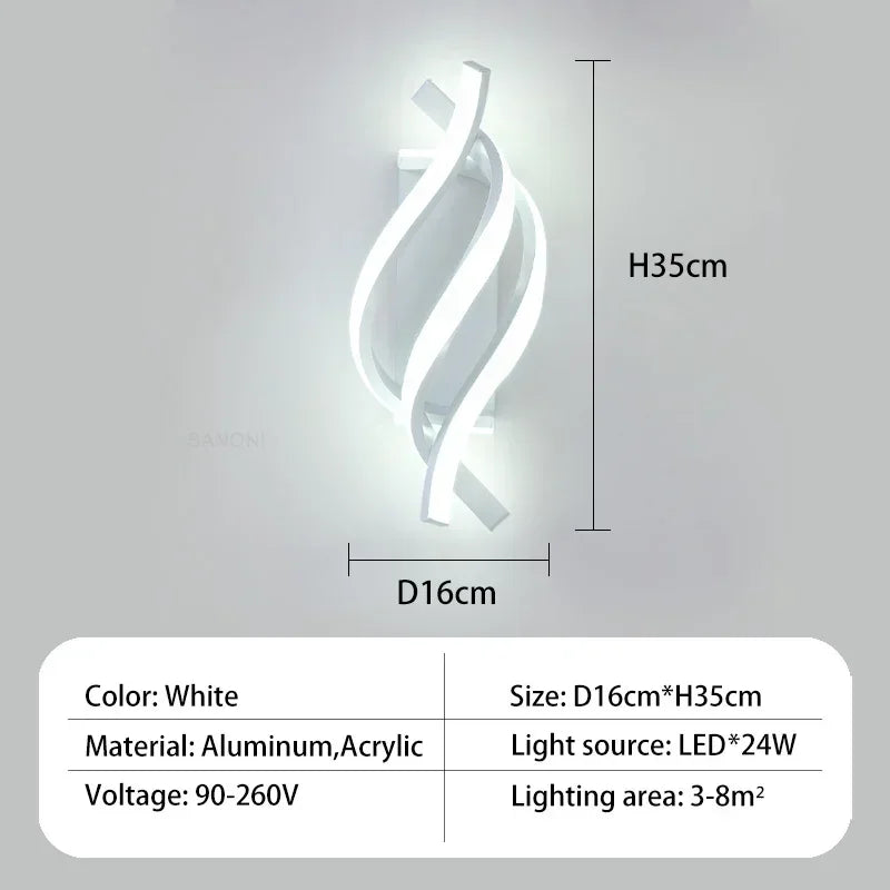 Modern LED Wall Sconce Q8