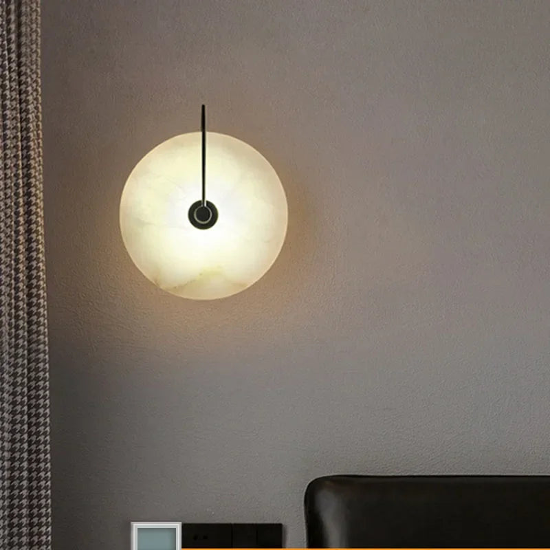 Modern LED Wall Lamp Marble Aisle Wall Sconce