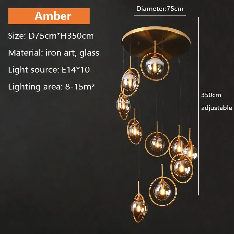 Nordic Glass Pendant Lamp