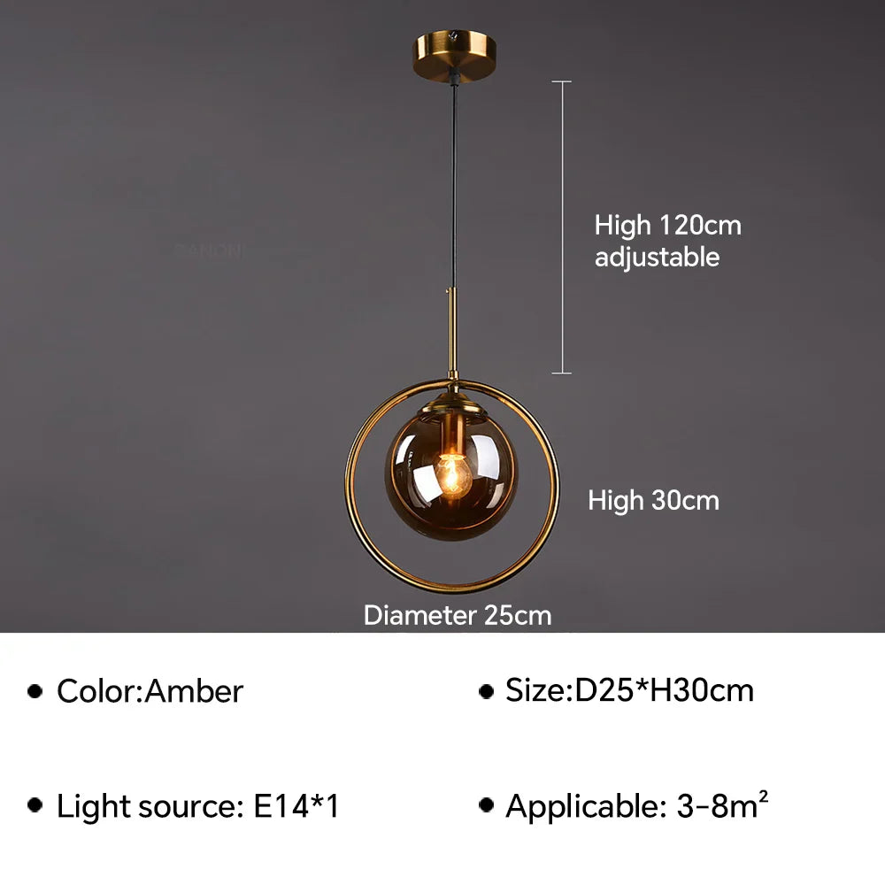 Nordic Glass Pendant Lamp