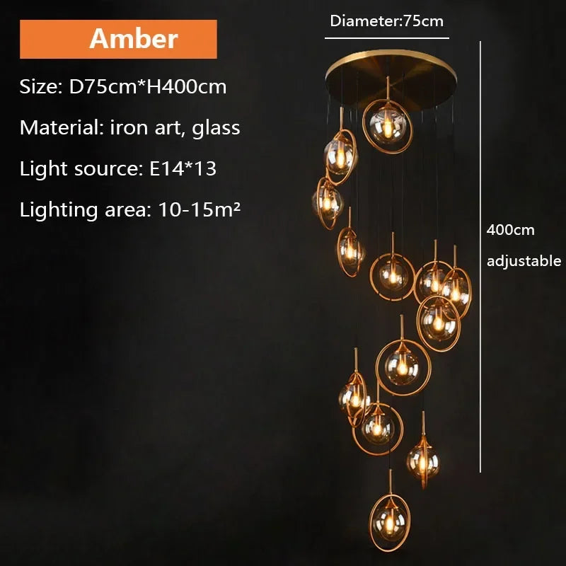 Nordic Glass Pendant Lamp