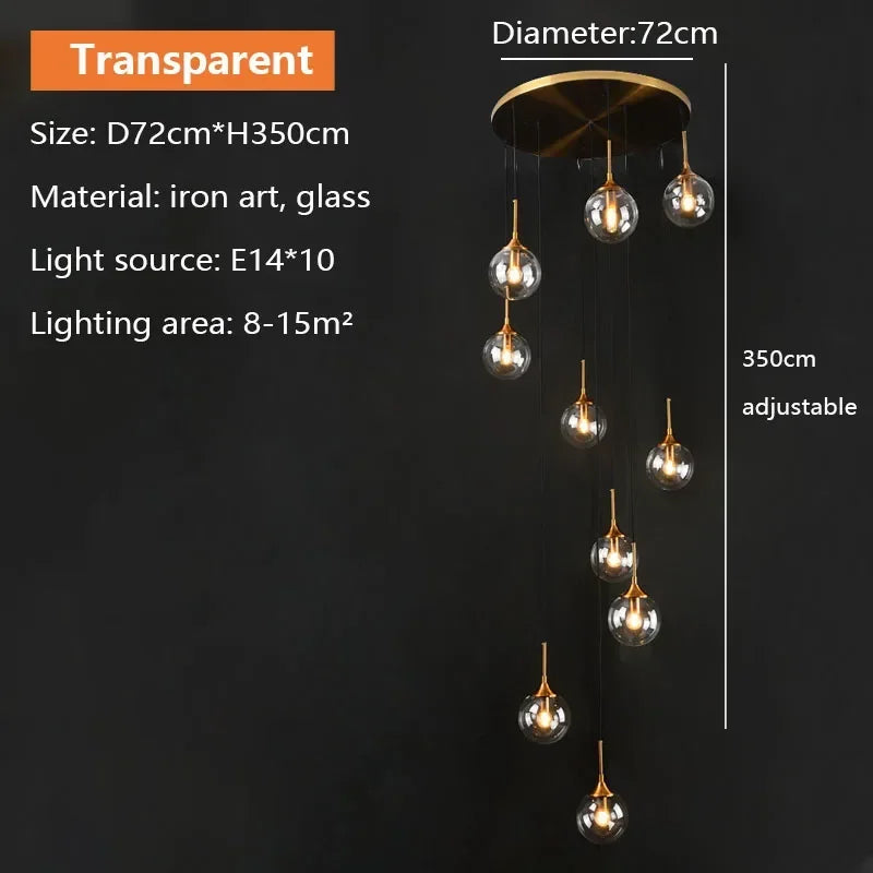 Nordic Glass Pendant Lamp