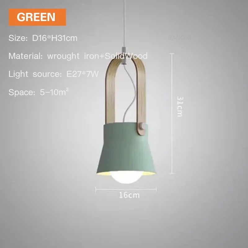 Nordic Macaron Pendant Light 12